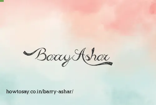 Barry Ashar