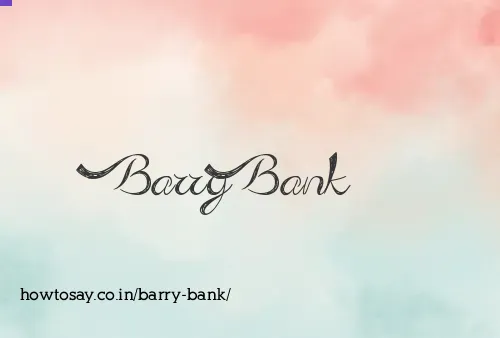 Barry Bank
