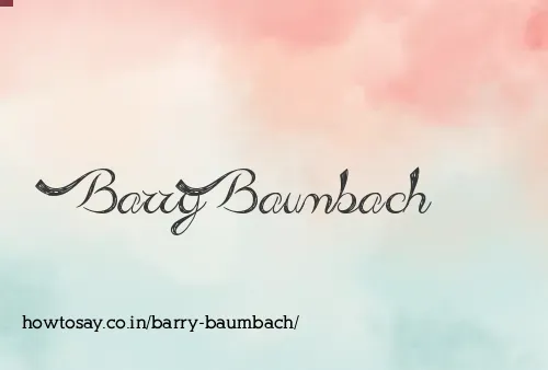 Barry Baumbach