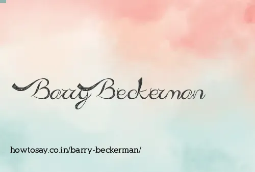 Barry Beckerman
