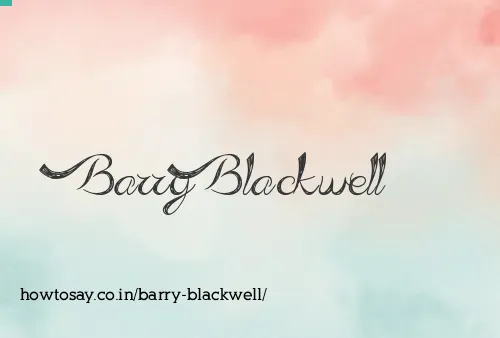Barry Blackwell