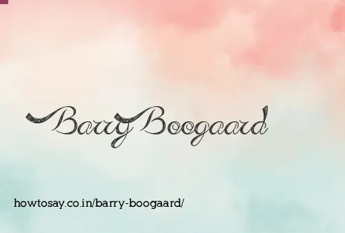 Barry Boogaard