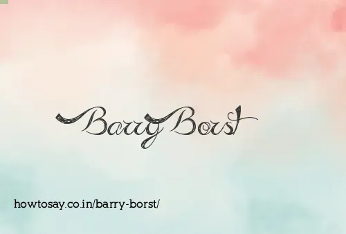 Barry Borst