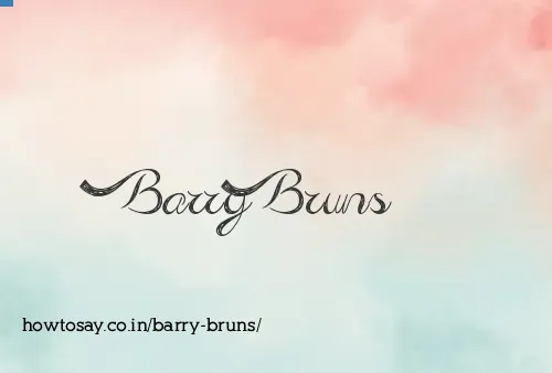 Barry Bruns