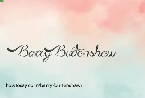 Barry Burtenshaw
