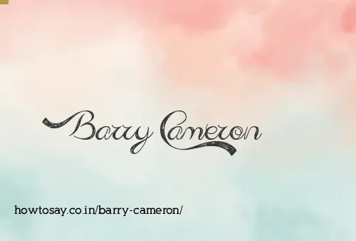 Barry Cameron