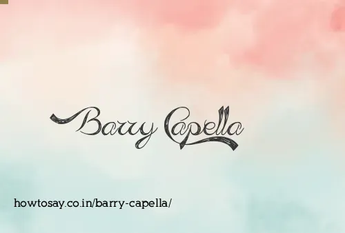Barry Capella