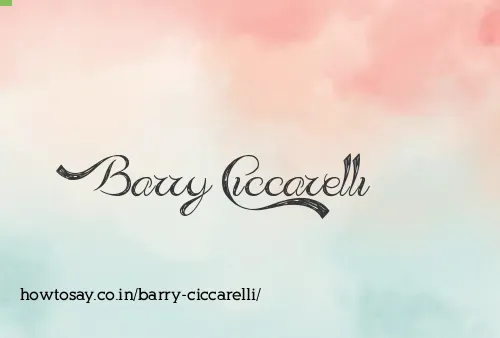 Barry Ciccarelli