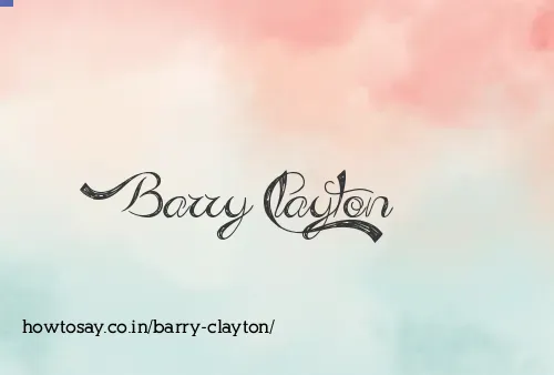 Barry Clayton