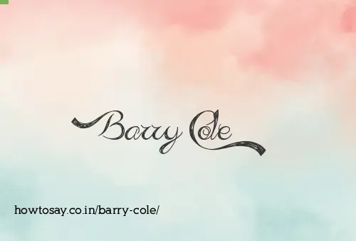 Barry Cole