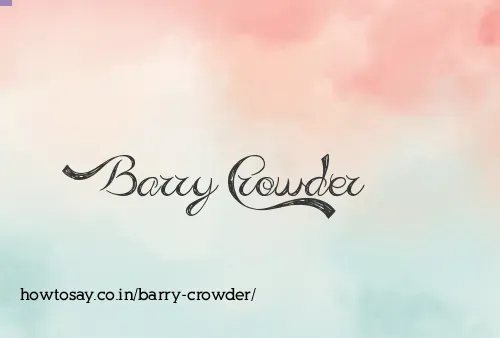 Barry Crowder