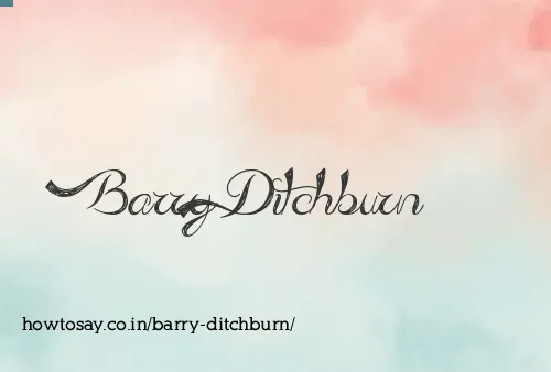 Barry Ditchburn