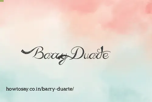 Barry Duarte