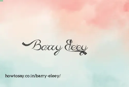 Barry Eleey