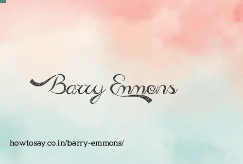Barry Emmons