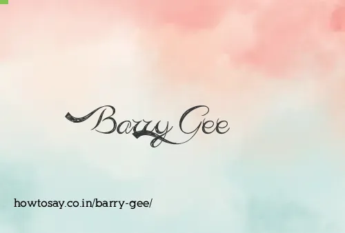 Barry Gee