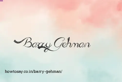 Barry Gehman