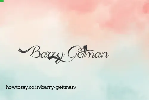Barry Gettman