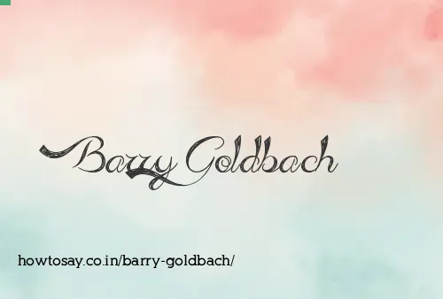 Barry Goldbach