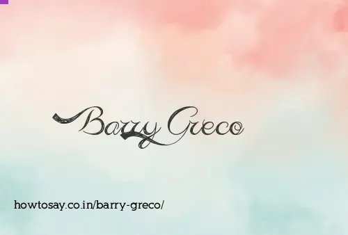 Barry Greco