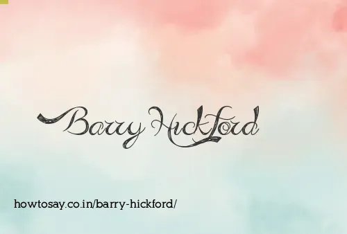 Barry Hickford