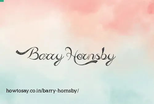 Barry Hornsby