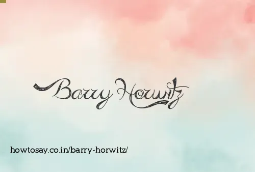 Barry Horwitz