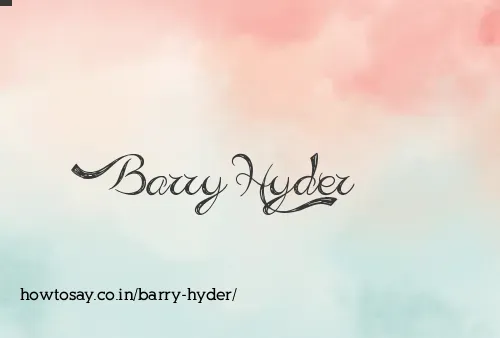Barry Hyder