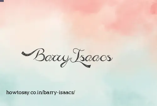 Barry Isaacs