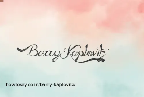 Barry Kaplovitz