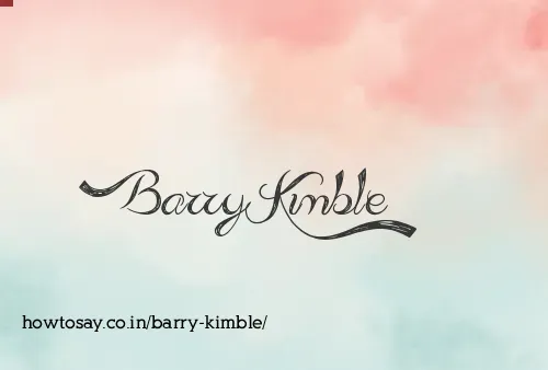 Barry Kimble