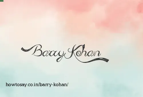 Barry Kohan