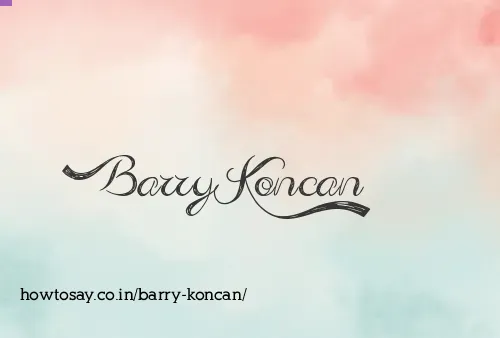 Barry Koncan