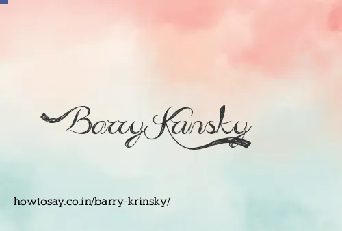 Barry Krinsky