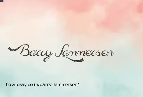 Barry Lammersen