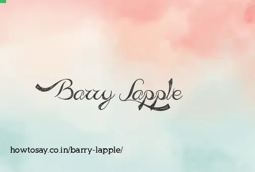 Barry Lapple