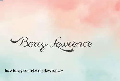 Barry Lawrence