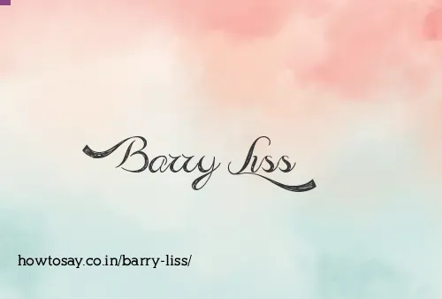 Barry Liss