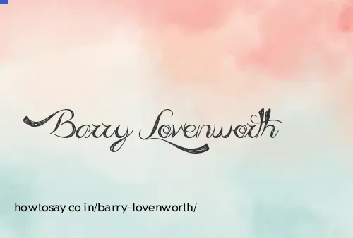 Barry Lovenworth