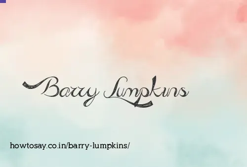 Barry Lumpkins