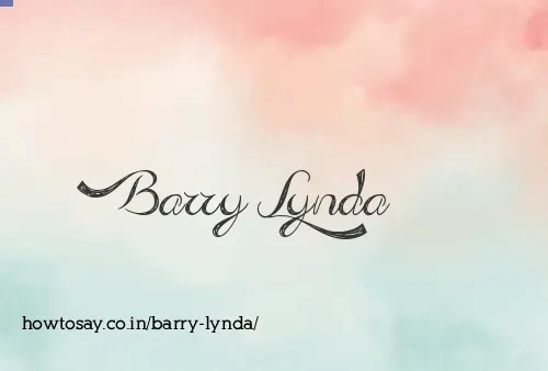 Barry Lynda