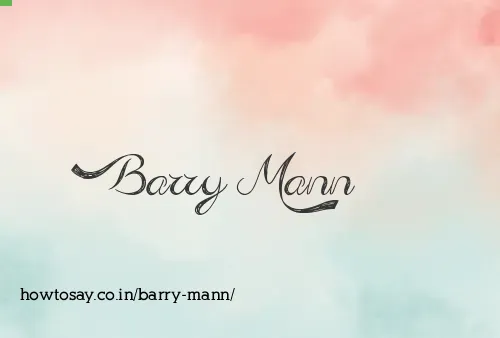 Barry Mann