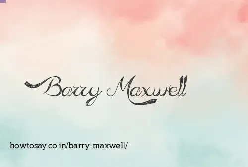 Barry Maxwell