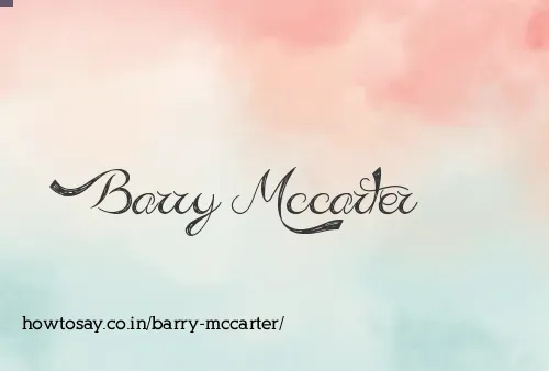 Barry Mccarter