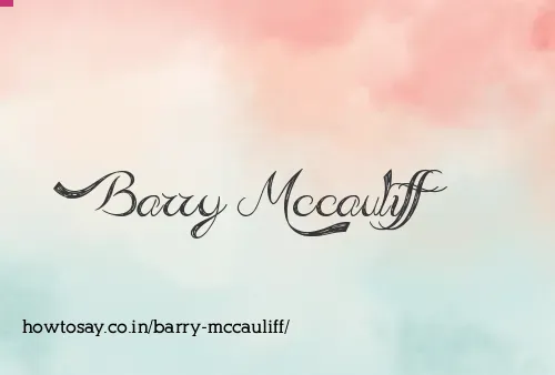 Barry Mccauliff
