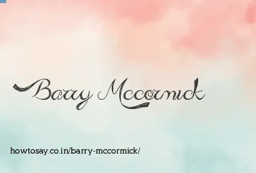 Barry Mccormick