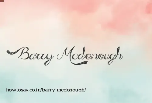 Barry Mcdonough