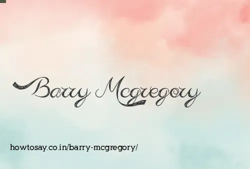 Barry Mcgregory