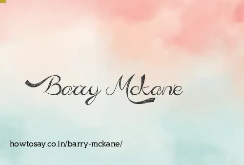 Barry Mckane