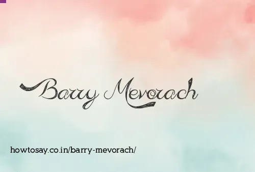 Barry Mevorach